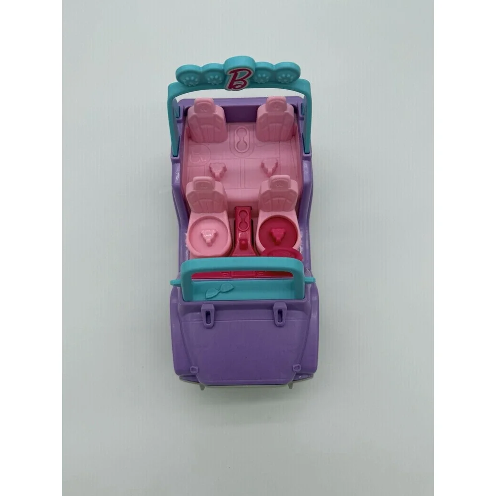 Fisher Price Little People Barbie Pink Jeep Works